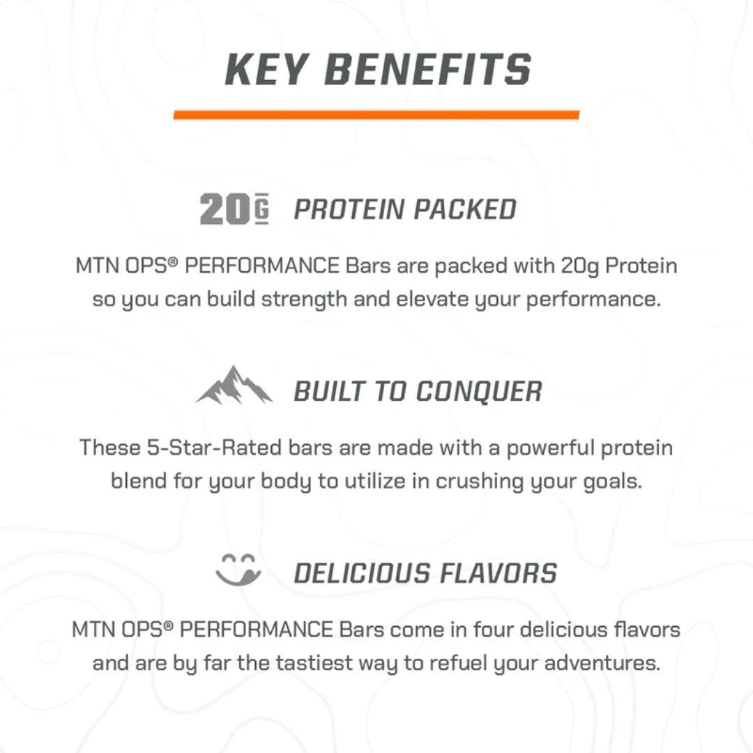 MTN OPS Triple Chocolate Mudslide Protein Bar